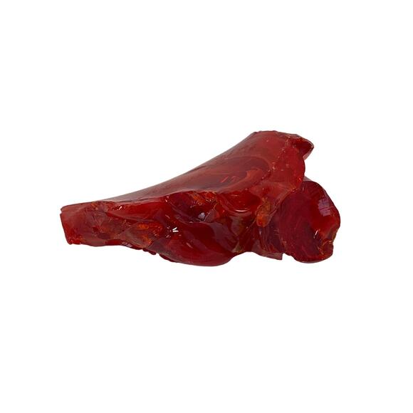 Ruby Red Cranberry and Amberina Multicolor Slag Glass Cullet #SM2371 - Picture 2 of 6